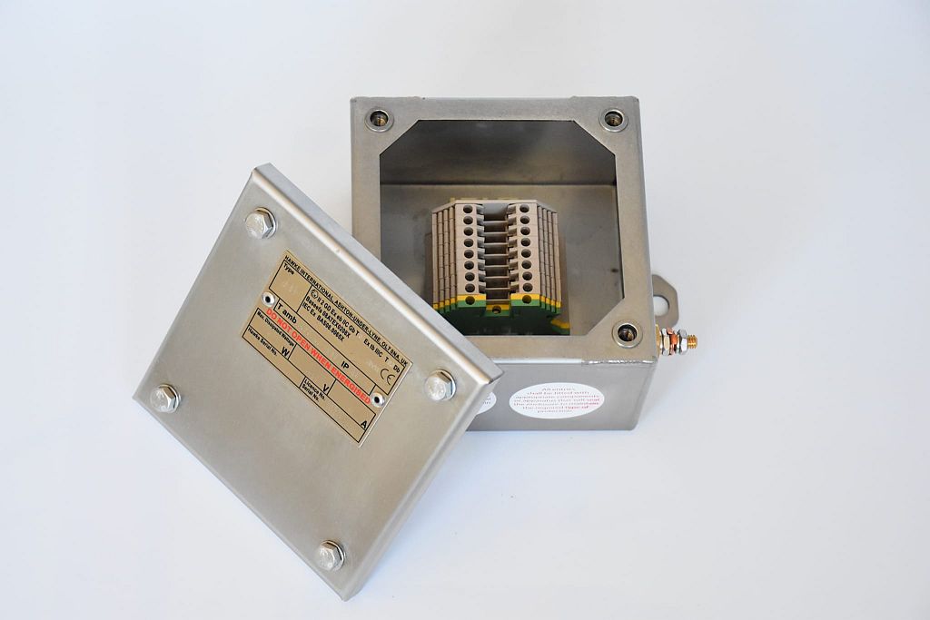 Stainless steel junction boxes by Hawke International