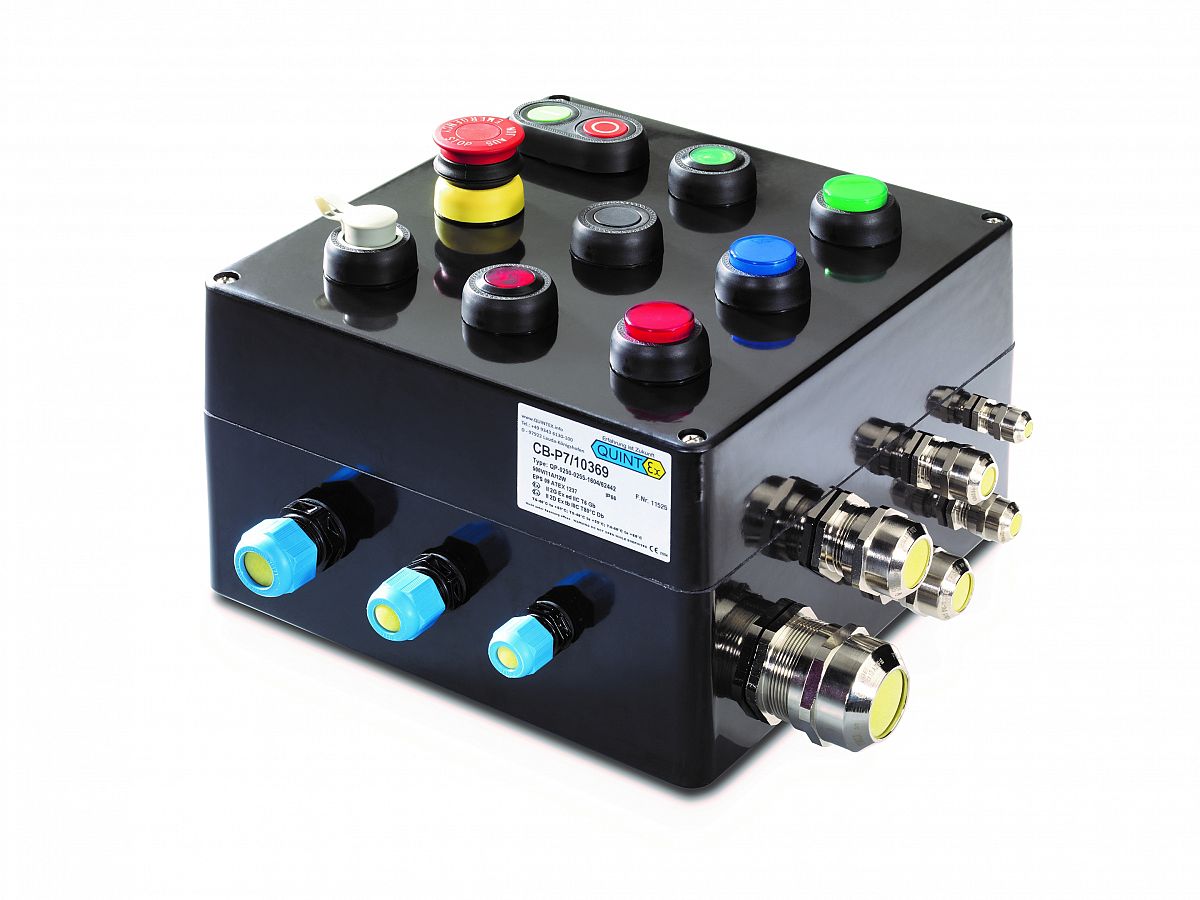 Exproof - Quintex control stations in polyester